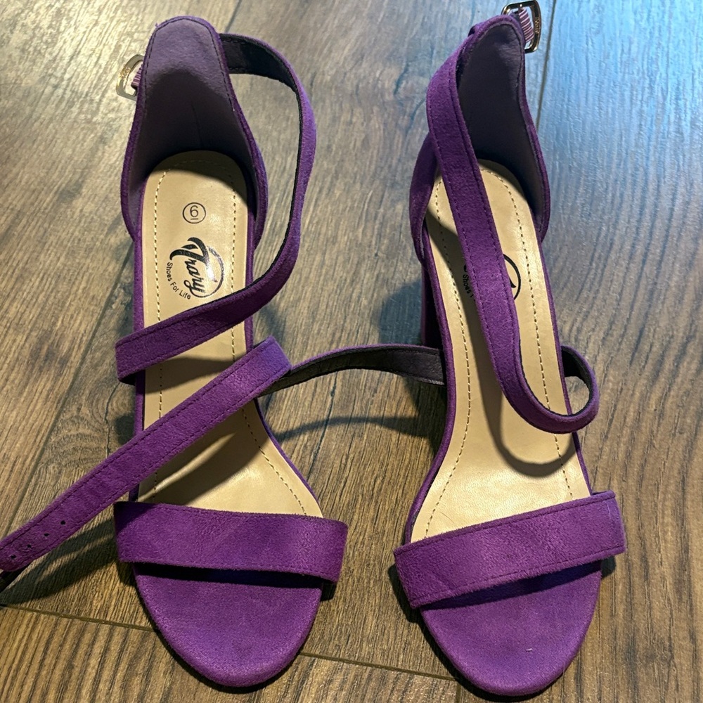 Elegant Purple Women's Heels